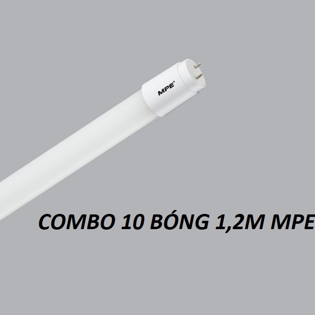 COMBO 10 BÓNG ĐÈN LED 1,2M MPE(TRẮNG,VÀNG)