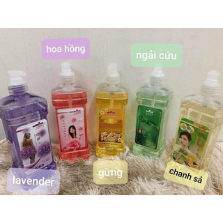 DẦU MASSGE TOÀN THÂN (chai 750ml tặng kèm vòi xịt)HOA HỒNG,LAVENDE ,GỪNG, NGẢI ,SẢ CHANH.