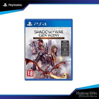 [Mã 99ELHA giảm 7% đơn 300K] Đĩa game Ps4 Shadow Of War Definitive Edition