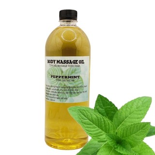 (Tinh Dầu Lạnh) Dầu Bạc Hà  Massage Body, Dùng Cho Mọi Loại Da 100% Thiên Nhiên