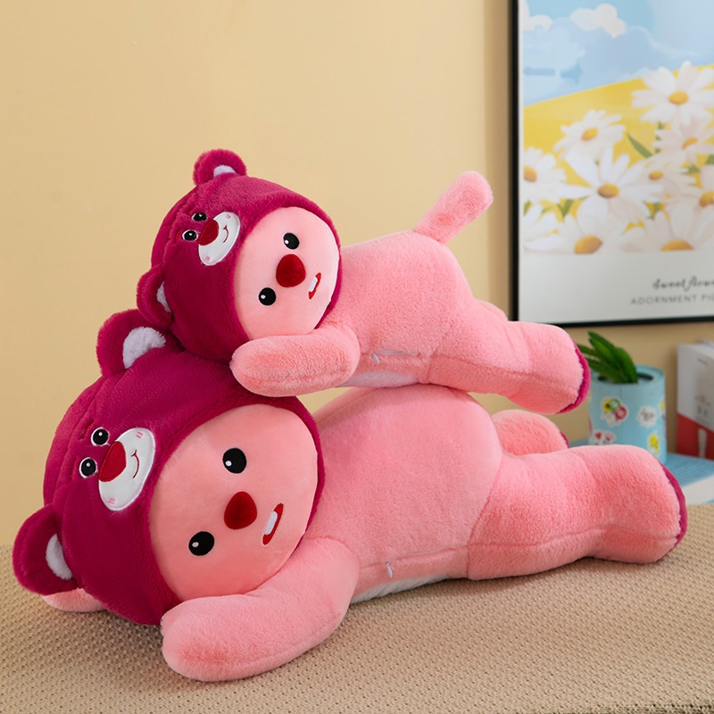 Gấu Bông Loopy Cosplay Lotso Nằm - Loopy Nhồi Bông Thú Bông Hottrend Cao Cấp Gấu Bông Hama