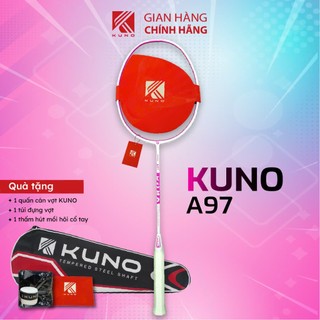 Vợt cầu lông KUNO A97 chính hãng, công thủ toàn diện, chất liệu full carbon T700 cao cấp căng sẵn 10kg số lượng 1 cây