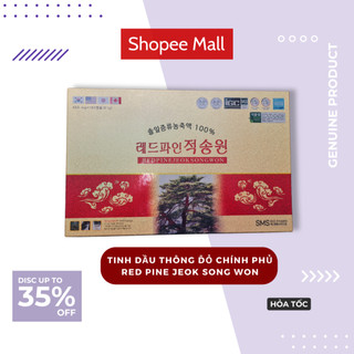 Tinh dầu thông đỏ chính phủ hàn quốc red pine jeok songwon hộp 180 viên