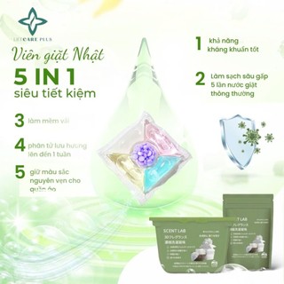 SCENTLAB  VIÊN GIẶT CÔNG THỨC KHÁNG KHUẨN NHẬT BẢN 5in1