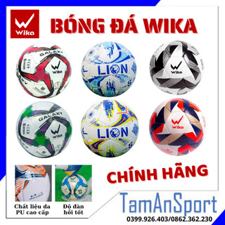 Quả bóng đá wika galaxy/ wika moley/ wika lion/ f123/ f223 tiêu chuẩn size 5 cấu tạo nhiều lớp banh bóng đá chính hãng
