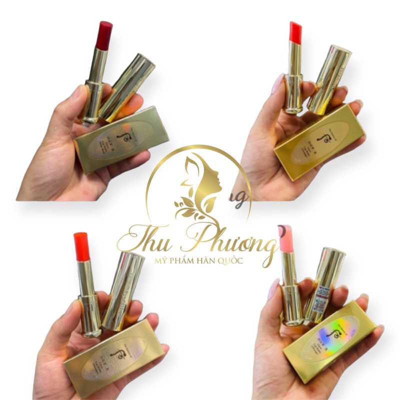 Son Dưỡng Môi Whoo Gongjinhyang Mi Glow Lip Balm Màu cam Full Size 3,3g
