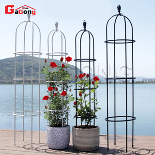 【FREESHIP /HCM Khung đỡ,khung tháp, giá đỡ hoa hồng leo,cây trang trí màu xanh cao 1.45m đường kính 28cm,ống 10mm,Thật