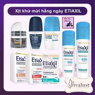 Lăn khử mùi ETIAXIL chính hãng Pháp 15ml - Khử mùi hôi nách hiệu quả cho Da Thường/ Nhạy cảm/ Siêu nhạy cảm - Vivalust