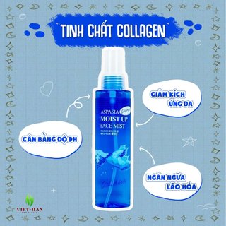 Xịt khoáng Aspasia - Moist Up Face Mist 150ml