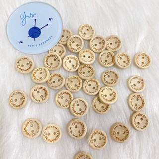 Nút gỗ handmade đủ size, túi 10c