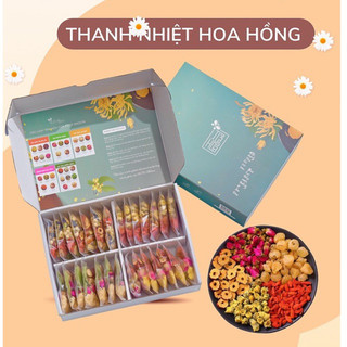 Hộp trà thanh nhiệt hoa hồng( giải độc tố, giảm nóng trong)