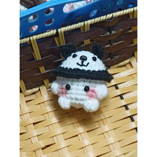 Móc Khoá Nấm Len Đội Mũ Cute