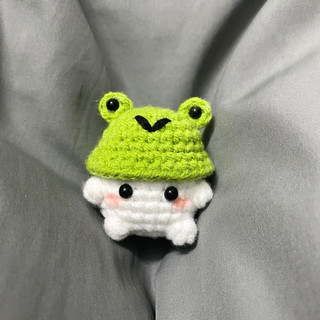 Móc Khoá Nấm Len Đội Mũ Cute