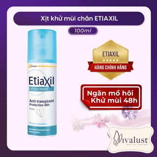 [Chính Hãng] Xịt Khử Mùi Chân ETIAXIL Déodorant Anti-Transpirant 48h Pieds (100ml) - Ngăn Ngừa Mồ Hôi Chân