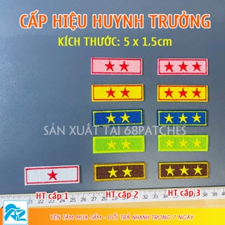 Patch vải ủi nhiệt thêu logo cấp hiệu huynh trưởng thiếu nhi thánh thể D38