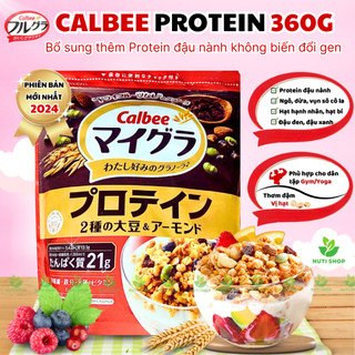 Ngũ Cốc Hoa Quả Calbee Granola Plus bổ sung Protein 360g