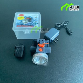 Đèn pin đội đầu siêu sáng, đèn pin sạc 9811 goldlion
