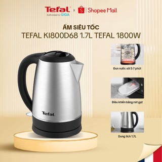 Ấm siêu tốc tefal ki800d68 1.7l | bình đun siêu tốc tefal 1800w - chính hãng