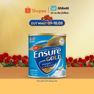 Sữa bột Ensure Gold Abbott hương vani ít ngọt 380g/ 400g