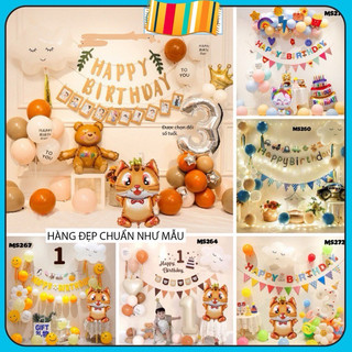 Set Trang Trí Sinh Nhật 🔥 SIÊU HOT 🔥 Phong Cách Hàn Quốc Vintage