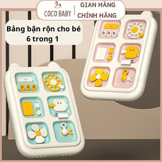 Bảng Bận Rộn 6 Trong 1 Cho Bé. Mô Phỏng Công Tắc Đa Chức Năng, Đồ Chơi Giáo Dục Sớm Rèn Luyện Kỹ Năng