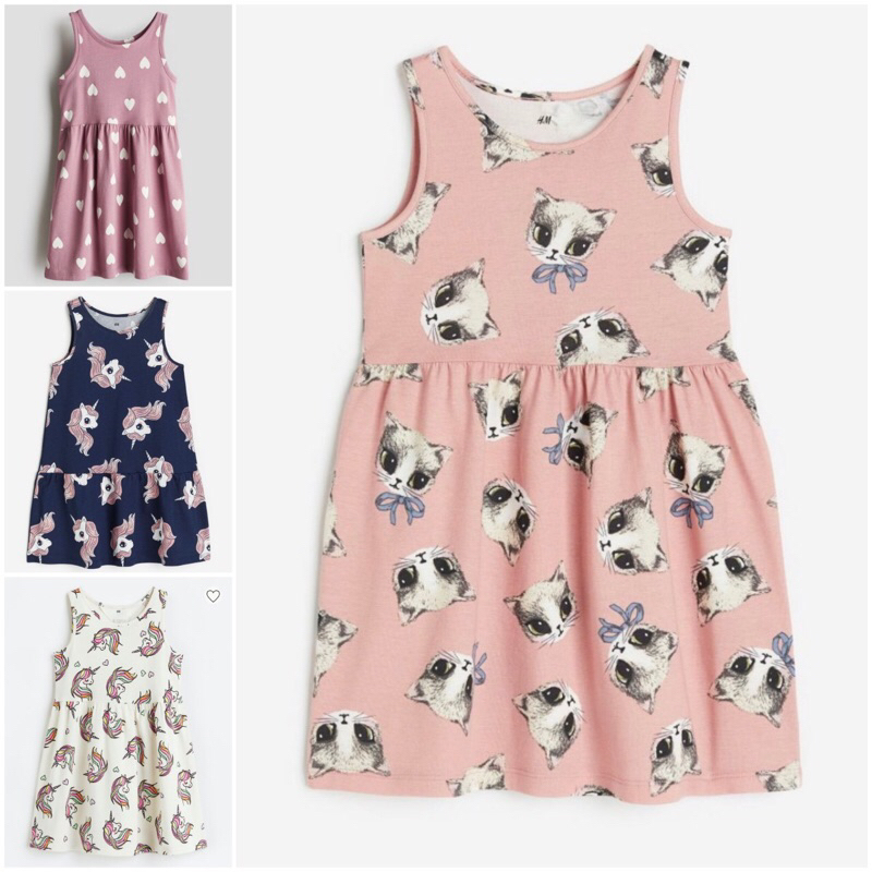 [HM chính hãng]Váy sát nách HM cho bé vợt sale