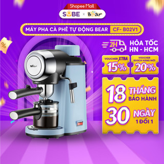 Máy pha caphe bear tự động pha cafe, pha espresso phong cách ý cf-b02v1