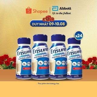 Thùng 24 chai Sữa nước Ensure Abbott 237ml/chai