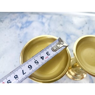 Cặp Chân cắm nến đèn cầy  9,5cm 14cm
