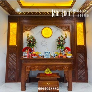 Tranh Trúc chỉ Mộc Linh trang trí không gian thờ cao cấp - Hàng thủ công chính hãng