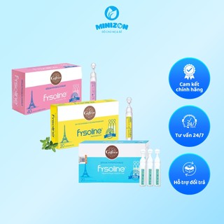 Nước Muối Tép Vàng, Tép Xanh Gifrer Fysoline Hộp 20 Ống Chính Hãng | Minizon Kids