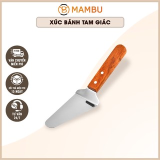 Xẻng xúc đỡ pizza inox,dỡ bánh pizza cán gỗ cao cấp - DỤNG CỤ LÀM BÁNH