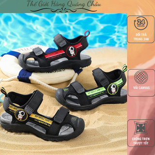 Dép sandal bít mũi kiểu dáng sport cho bé trai bé gái, giày sandal bít mũi trẻ em