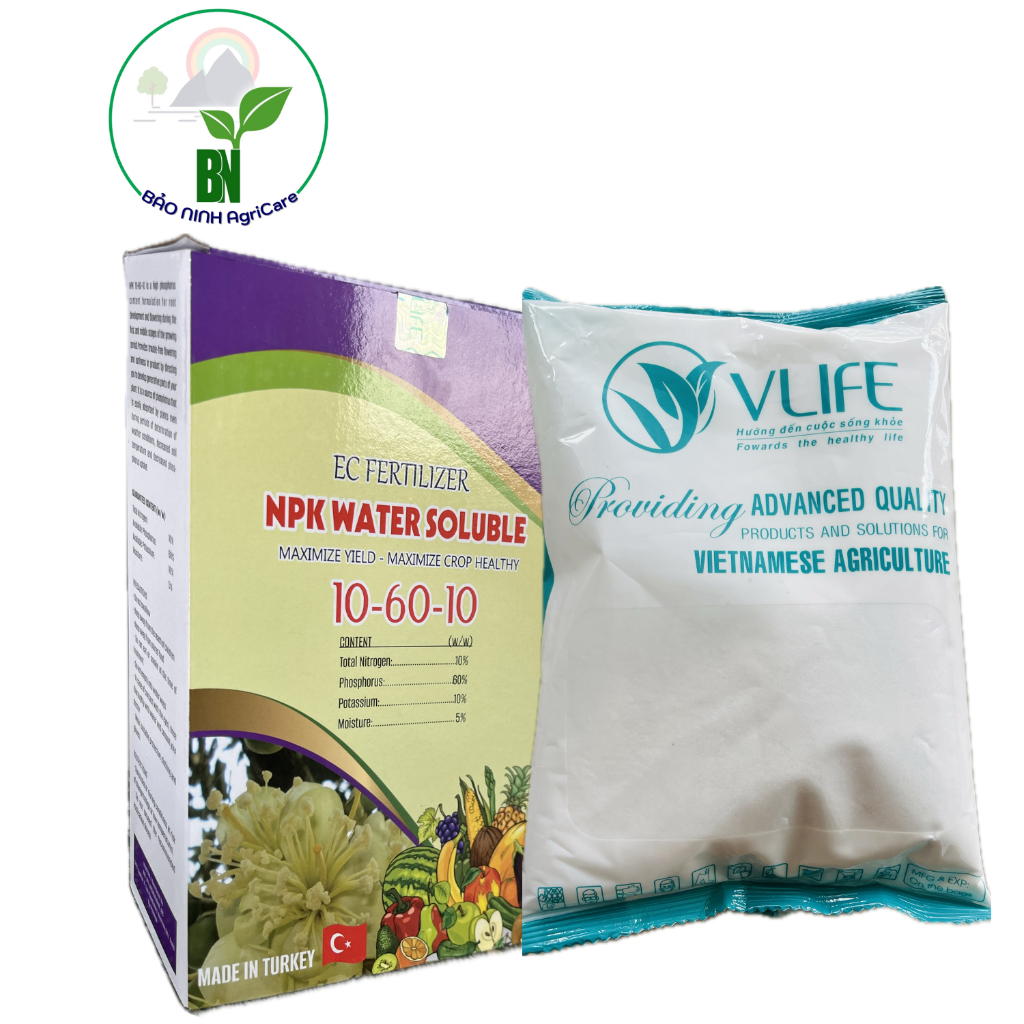 Phân bón NPK 10-60-10+TE (Gói 1Kg)