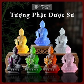 Tượng phật dược sư, tượng phật mini, tượng trang trí 13cm - 19cm