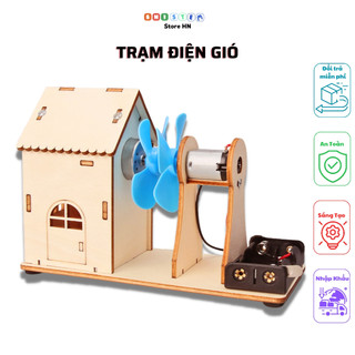 Đồ chơi stem, trạm điện gió, đồ chơi thông minh - shi stem