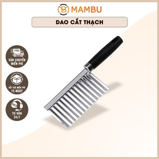 Dao cắt thạch rau câu, thạch trà sữa - Thái rau củ quả lượn sóng - Dụng cụ nhà bếp