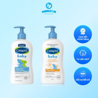 Sữa Dưỡng Ẩm Cetaphil Baby Daily Lotion Cho Da Em Bé 400ml/198ml | Minizon Kids