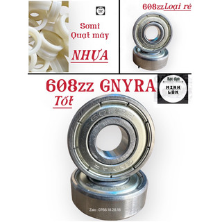 Vòng Bi Bạc Đạn 608zz thường sơmi nhựa