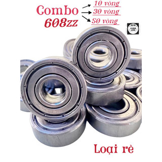 [ combo 608zz loại rẻ * 10vòng * 30vòng * 50vòng cốt 8,08x22x7mm ]