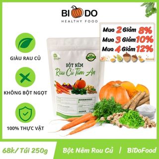 Hạt Nêm Rau Củ Cho Bé Ăn Dặm - Bí Đỏ Food - Bột Nêm Chay Ngưu Bàng