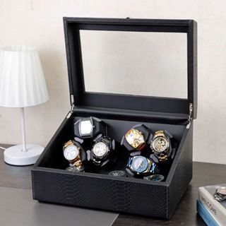  Hộp đựng đồng hồ 6 xoay 6 trưng bày mẫu mới 2024 