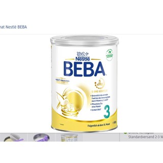Sữa Beba Đức số 1,2,3,1+,2+ 800g mẫu mới (đủ bill)