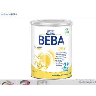 Sữa Beba Đức số 1,2,3,1+,2+ 800g mẫu mới (đủ bill)