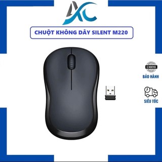 SU9 Chuột không dây logitech M220 nhỏ gọn kết nối nhanh kèm pin tiếng động siêu nhỏ