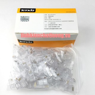 Hộp 100 hạt mạng RJ45 chính hãng Tenda