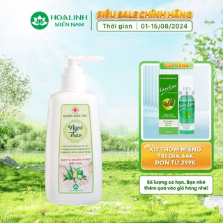Nước rửa tay thảo dược ngọc thảo 230ml