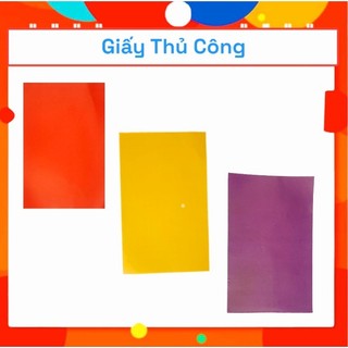 Giấy Thủ Công - Không Keo ( A6 ) Combo 70 Tờ