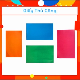 Giấy Thủ Công - Không Keo ( A6 ) Combo 70 Tờ