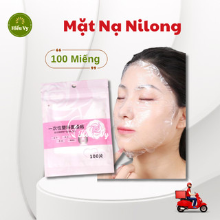 100 miếng mặt nạ nilong ủ tê, màng nilong ủ tê